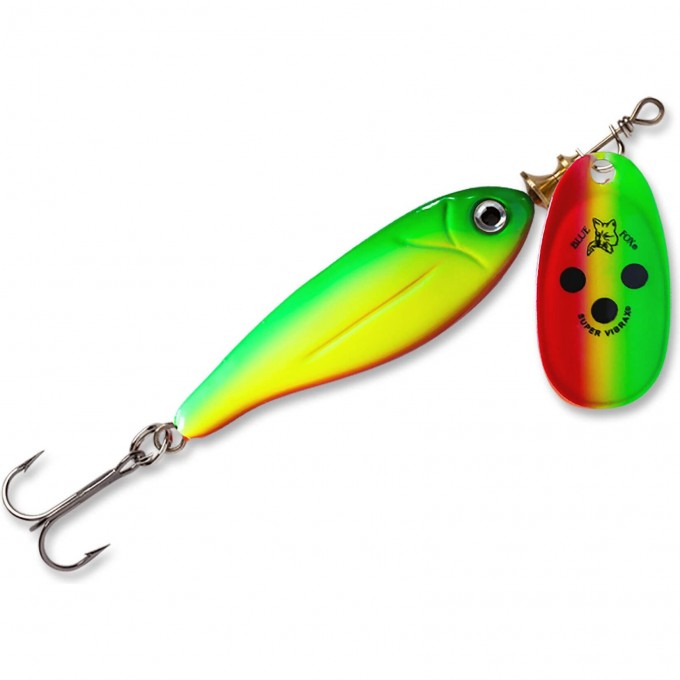 Блесна вращающаяся BLUE FOX Minnow Super Vibrax 1 /GYR / 5гр. BFMSV1-GYR Блесна вращающаяся BLUE FOX Minnow Super Vibrax 1 /GYR / 5гр. BFMSV1-GYR
