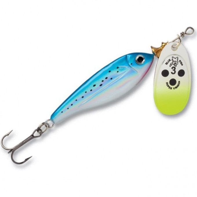 Блесна вращающаяся BLUE FOX Minnow Super Vibrax 9гр BFMSV2-SB Блесна вращающаяся BLUE FOX Minnow Super Vibrax 9гр BFMSV2-SB